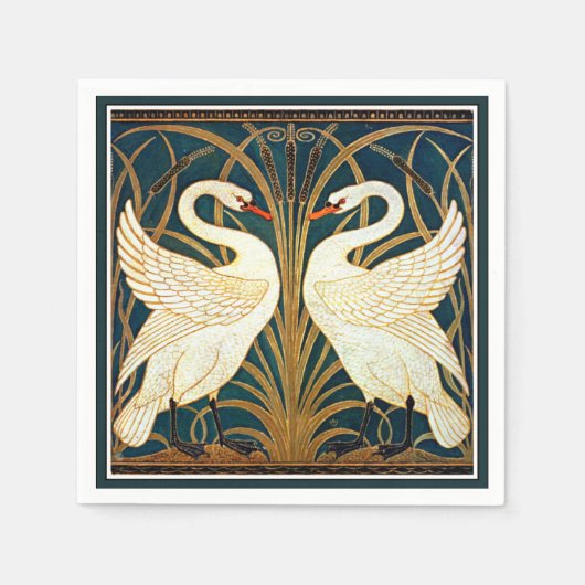 Swan, Rush en Iris,  ontwerp Servet (Voorkant)