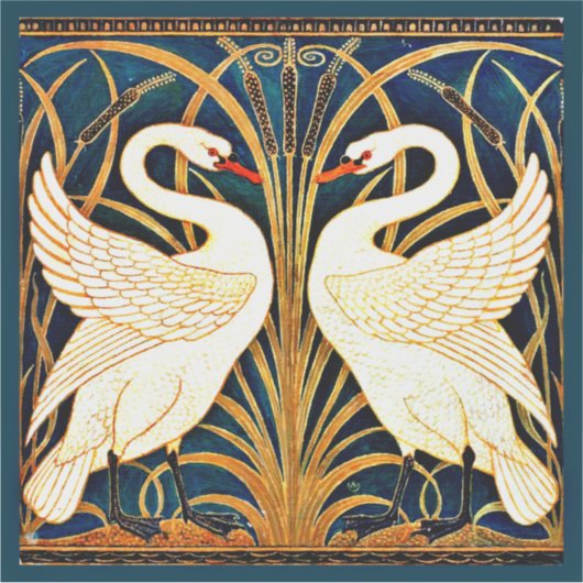 Swan, Rush en Iris, Sticker (Voorkant)