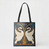 Swan, Rush en Iris, Tote Bag (Voorkant)
