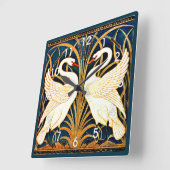 Swan, Rush en Iris, Vierkante Klok (Hoek)