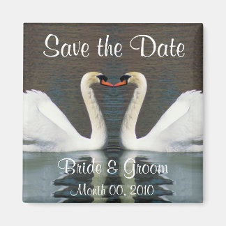 Swan Save the Date Magnets Magneet