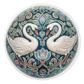 Swan Serenade Keramische Knob Pull Keramische Knop (Voorkant)