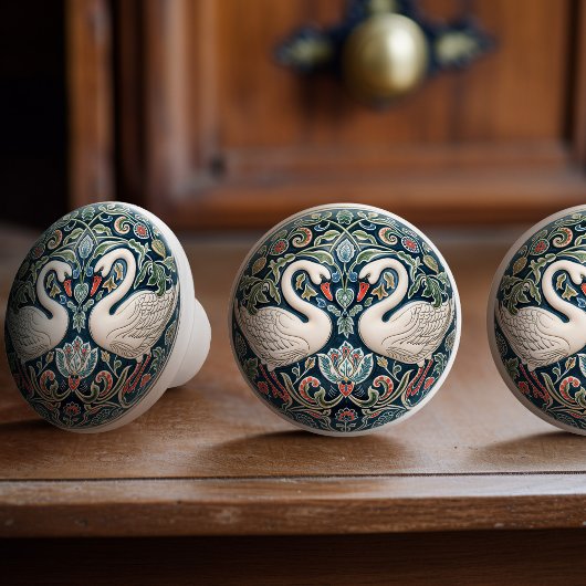 Swan Serenade Keramische Knob Pull Keramische Knop