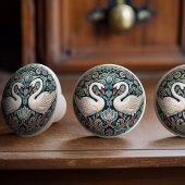 Swan Serenade Keramische Knob Pull Knop