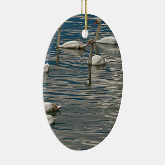 Swan Song Keramisch Ornament (Rechts)