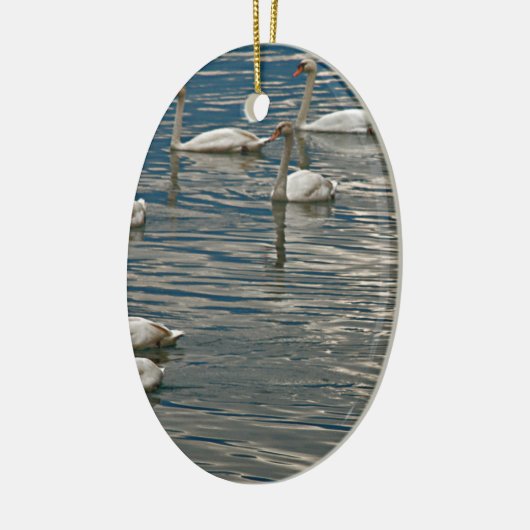 Swan Song Keramisch Ornament (Links)