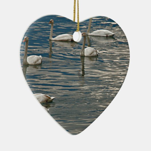 Swan Song Keramisch Ornament (Rechts)