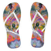 Swan Song Psychedelic Fractal Teenslippers (Voetbed)