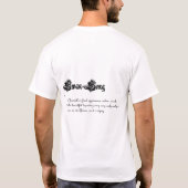 Swan Song T-shirt (Achterkant)
