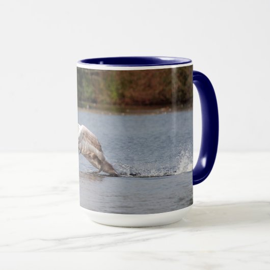 Swan Staroff, Wild Bird Foto Mok (Voorkant rechts)