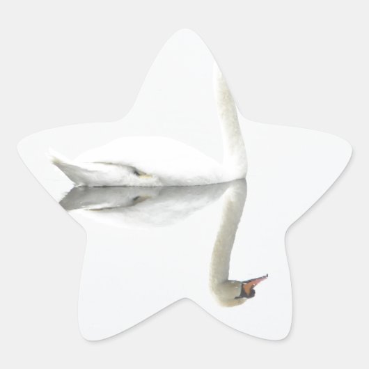 Swan Ster Sticker (Voorkant)