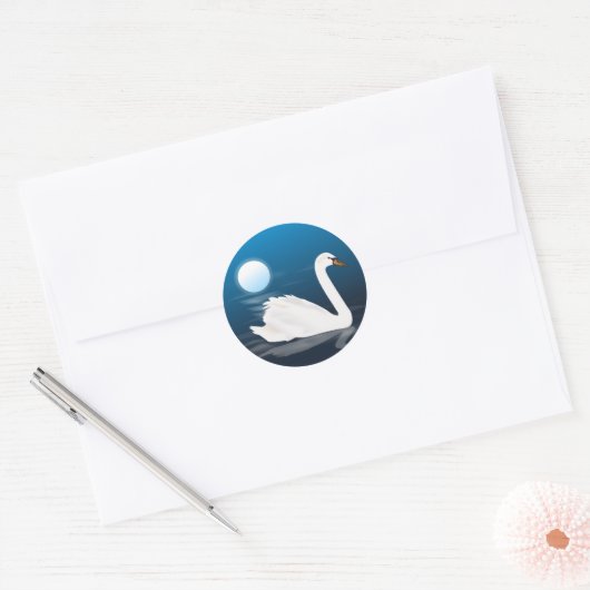 Swan Sticker (Envelop)