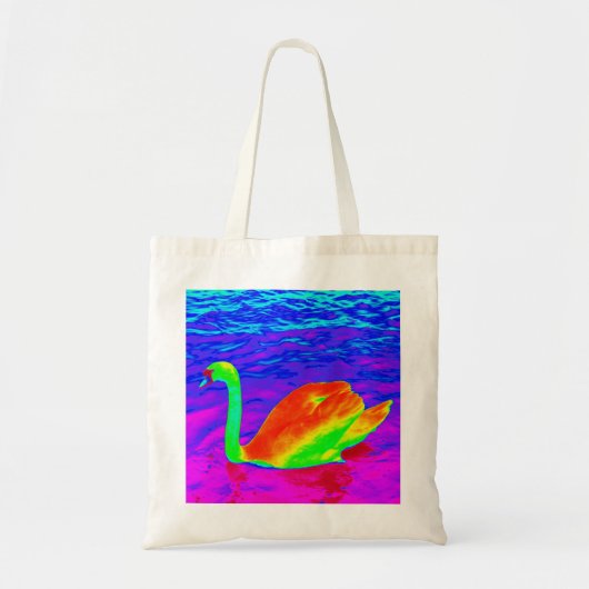 Swan Swimming Tote Bag (Voorkant)