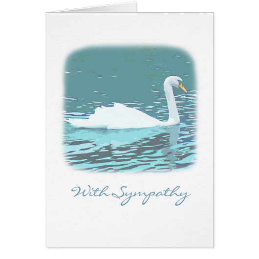 Swan Sympathcard (Voorkant)