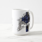 Swan Tartan Cross Koffiemok (Voorkant rechts)