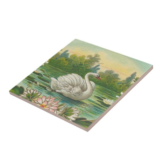 Swan Tegeltje (Zijkant)