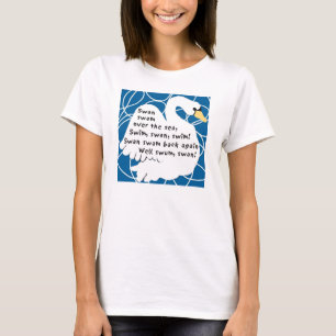 Swan Tongue Twister Tee Shirt