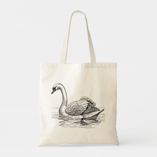 Swan Tote Bag (Achterkant)