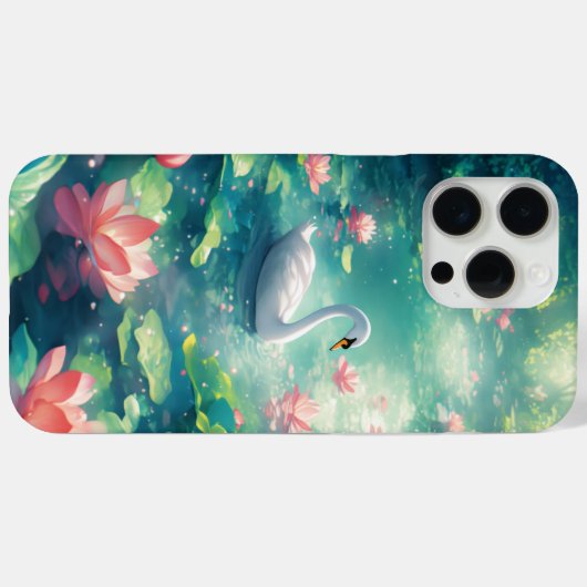 Swan Tranquil Realm Case-Mate iPhone Case (Achterkant (horizontaal))