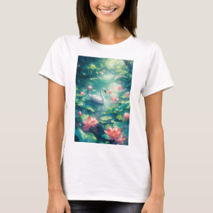 Swan Tranquil Realm T-shirt