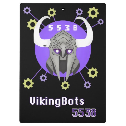 Swan Valley VikingBots Clipboard – Robotics Team S Klembord (Achterkant)