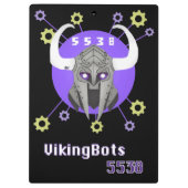 Swan Valley VikingBots Klembord – Robotica Team S (Achterkant)