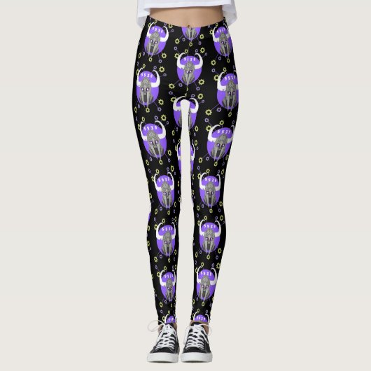 Swan Valley VikingBots Women’s Leggings – Robotics (Voorkant)