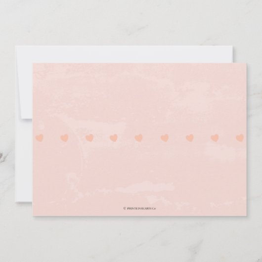 Swan verjaardagsfeestje uitnodiging | roze en goud (Achterkant)