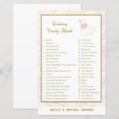 Swan Vrijgezellenfeest Game PRINED (Voorkant / Achterkant)