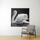 Swan Wandkleed (In situ)