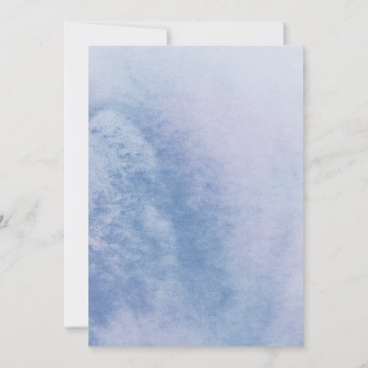 Swan waterverf moederdag brunch kaart (Achterkant)