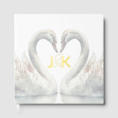 Swan Wedding Folie gastenboek (Voorkant)