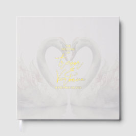 Swan Wedding Folie gastenboek