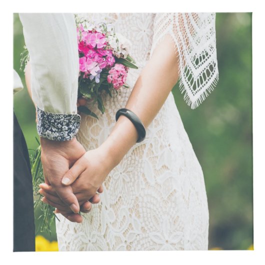Swan Wedding Photo Cube Kubus (Rechts)