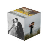 Swan Wedding Photo Cube Kubus (Achter hoekig)
