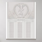 Swan Wedding Zitting Chart Poster (Voorkant)