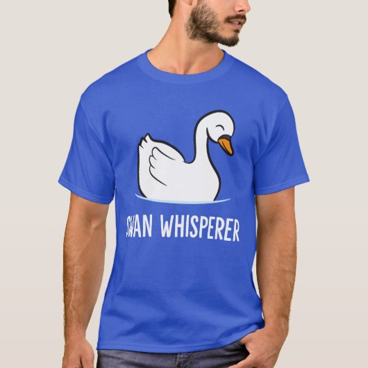 Swan Whisperer Love Swan Birds T-shirt (Voorkant)
