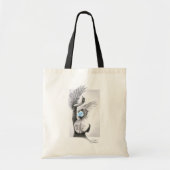 Swan Woman danser Elegant Ballet Surreal art Tote Bag (Voorkant)