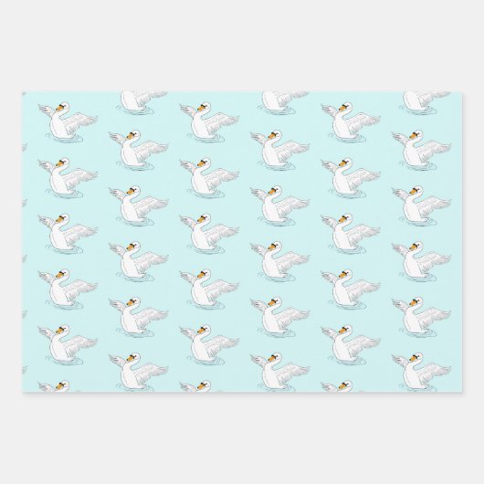 Swan Wrapping Paper (Voorkant 2)