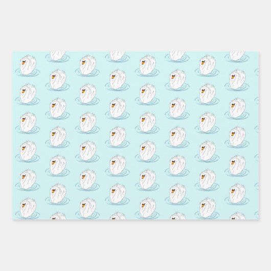Swan Wrapping Paper (Voorkant)
