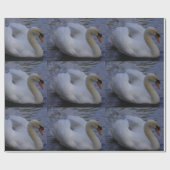 Swan Wrapping Paper Cadeaupapier (Vlak)