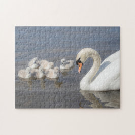 Swan & Young Cygnets Legpuzzel
