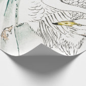 SWAN ZWEMMEN JAPANS PRINT inpakpapier (Hoek)