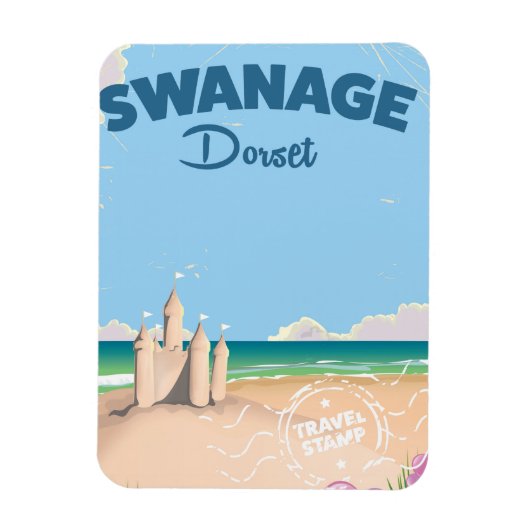 Swanage Dorset  se reisposter Magneet (Verticaal)