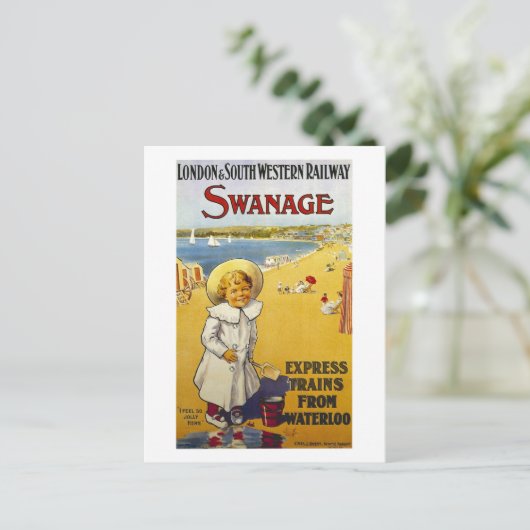 Swanage, Groot-Brittannië, Reizen,  Briefkaart (Staand voorkant)