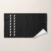 Swane Bad Zwart-wit handdoekset Handdoek (Handdoek)