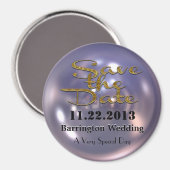 Swank Save the Date Magnet (Voorkant / Achterkant)