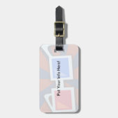 Swanky 1950's 3D-bril Bagagelabel (Voorkant verticaal)