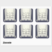 Swanky Art Deco in Blue Sticker (Vel)