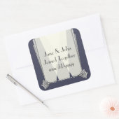 Swanky Art Deco in Blue Sticker (Envelop)